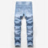 Comfy Men's Ripped Jeans Casual Mid Waisted Urban Jeans Pants